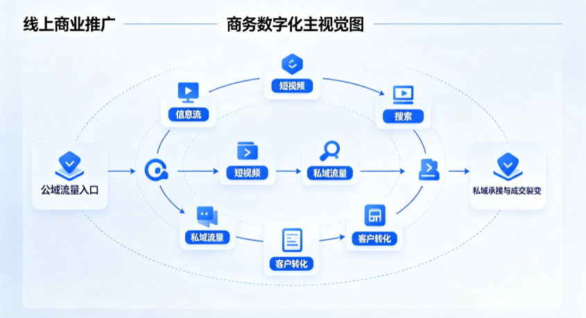 夏津县线上商业推广怎么做？全域流量闭环搭建与低成本转化实战指南